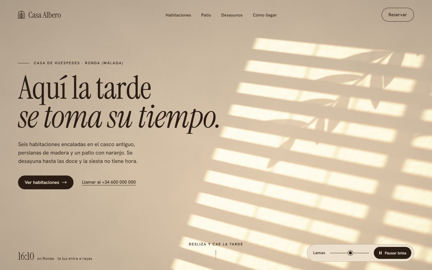 Lo que generó la IA con el prompt Completo de Luz de persiana